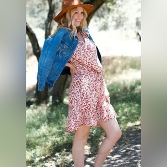 CAbi Sienna animal print ruffle hem dress - Picture 5 of 14